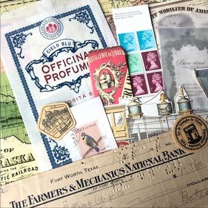 Old Paper Pack Vintage Scrapbook Craft